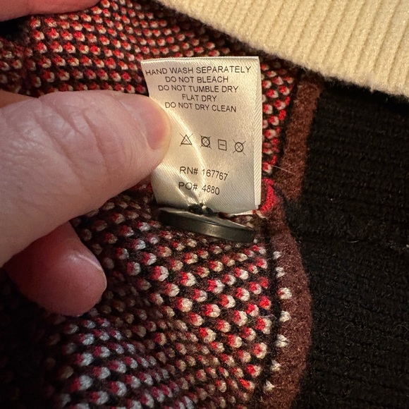 Dressed in Lala “Here’s To The Weirdos” Oversized Cardigan XXL Cozy wearable art - Picture 9 of 11